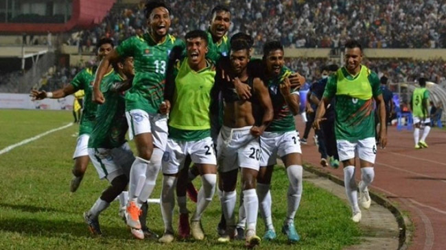 nepal bd football win