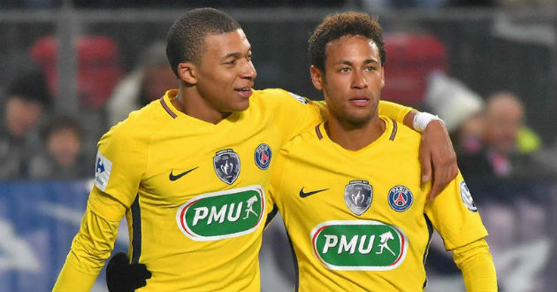 neymar and mbappe