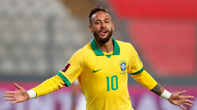 neymar brazil happy
