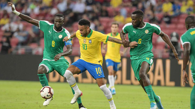 neymar brazil senegal 1 1