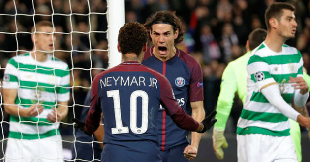 neymar cavani celtic