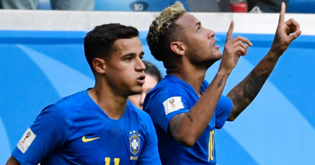 neymar coutinho vs costa rica