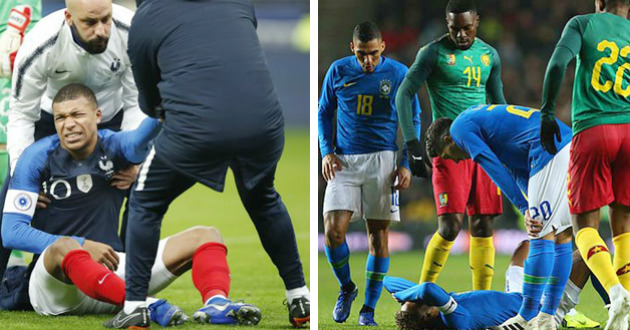neymar mbappe injured