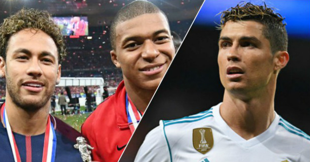 neymar mbappe ronaldo