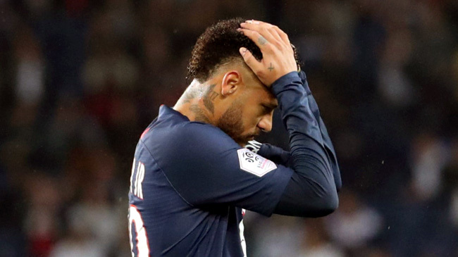neymar psg stunned by reims in ligue 1
