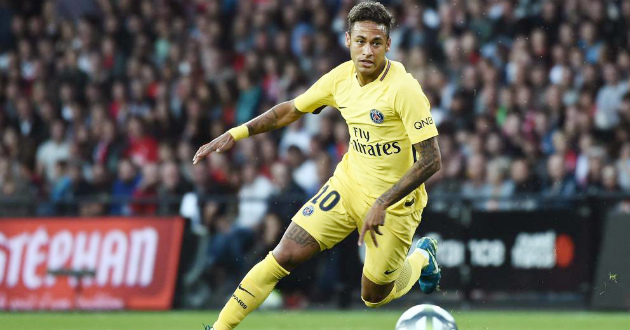 neymar psg vs guingamp