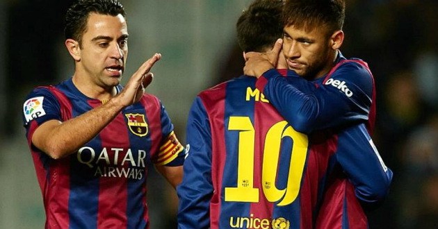 neymar xavi messi