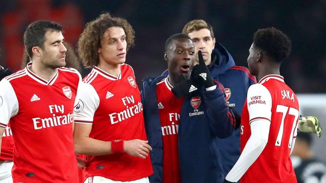 nicolas pepe sokratis david luiz arsenal 2019 20