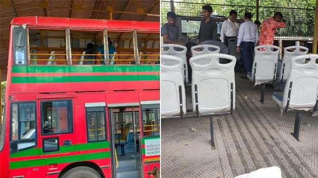 open roof bus