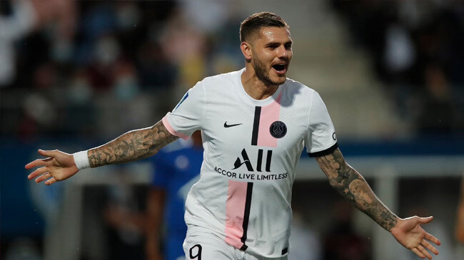 paris saint germains argentinian forward mauro icardi