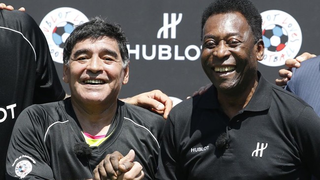 pele and maradona