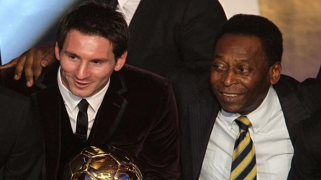 pele and messi