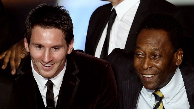 pele and messi 1