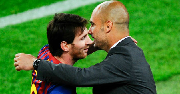 pep guardiola and messi