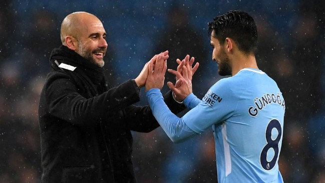 pep guardiola ilkay gundogan manchester city 2019 20