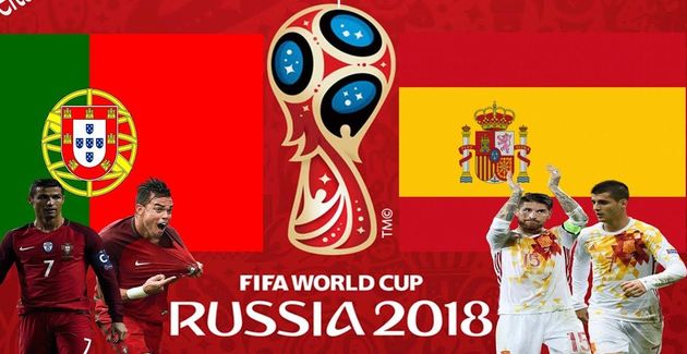 portugal vs spain 2018 world cup football