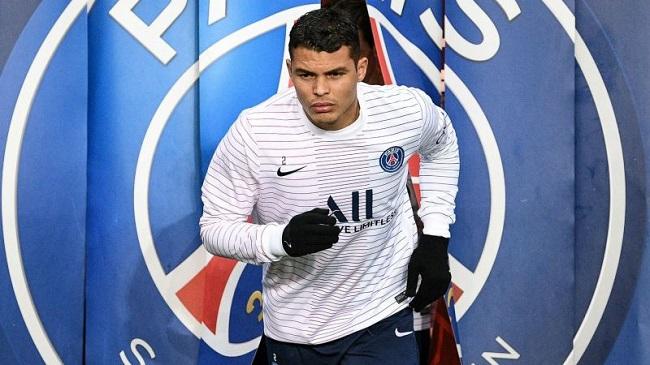 psg defender thiago silva