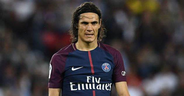 psg forward edinson cavani