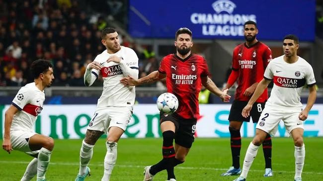 psg vs ac milan