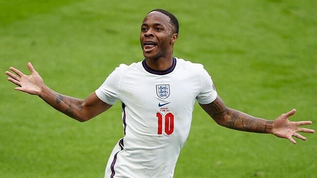 raheem sterling celebrations 2021