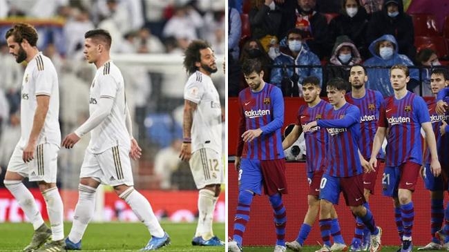 real madrid and barcelona sad