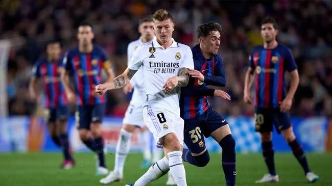logo real madrid and barcelona