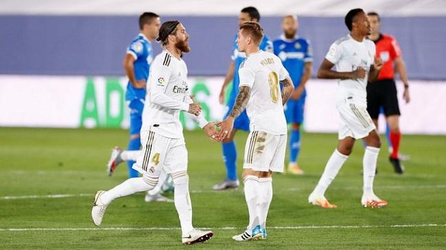 real madrid celebration over getafe