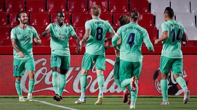 real madrid celebration over granada