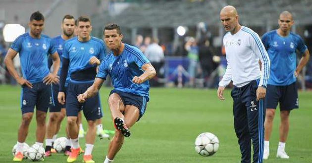 real madrid training