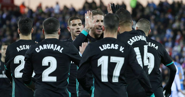 real madrid vs leganes ramos