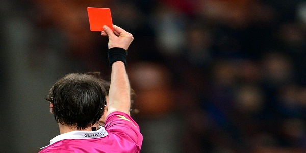 red card argentina