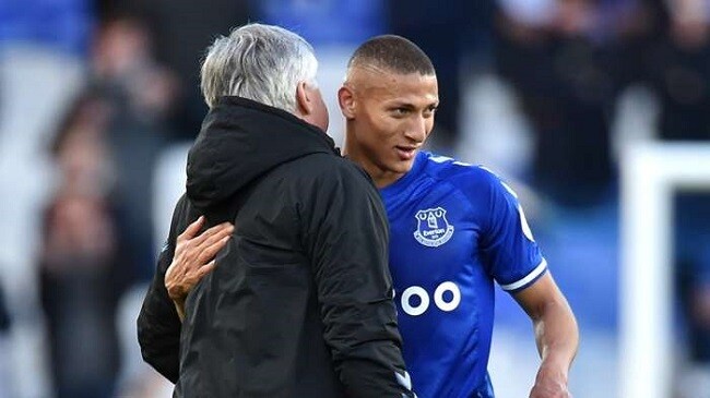 richarlison ancelotti everton