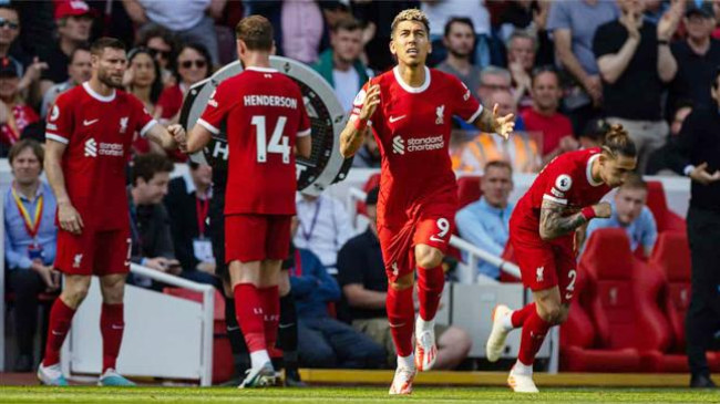 roberto firmino at anfield last match hero 2023 1111