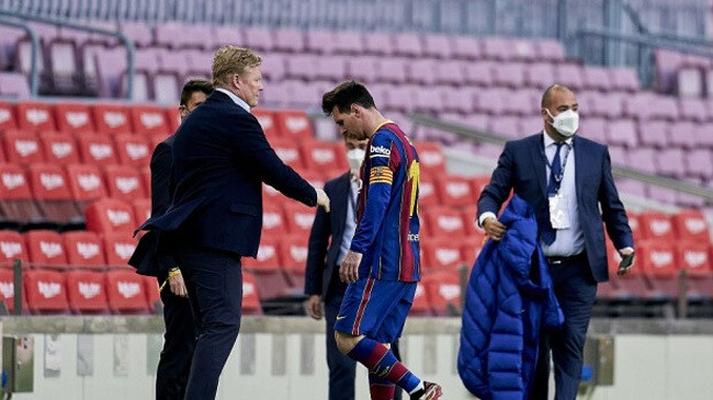 ronald koeman and messi