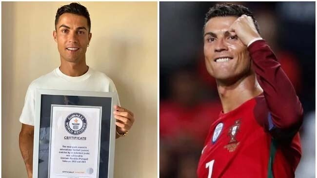 ronaldo and his record