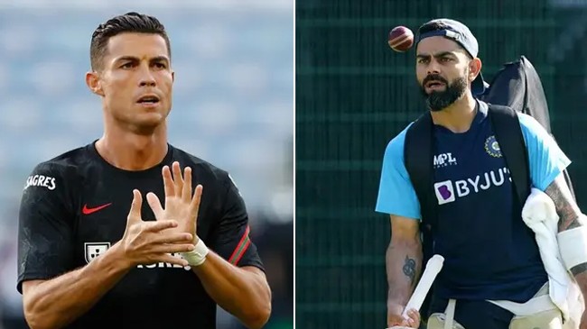 ronaldo and kohli