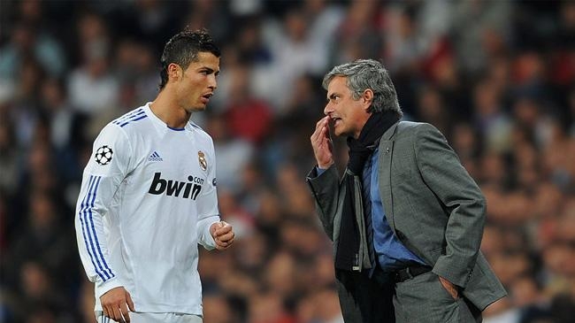 ronaldo and mourinho