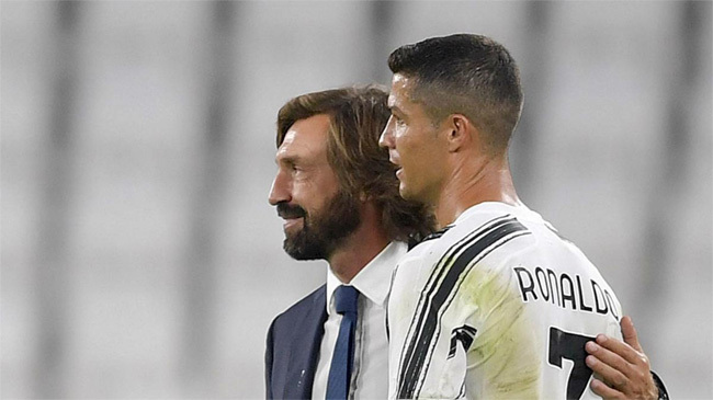 ronaldo and pirlo