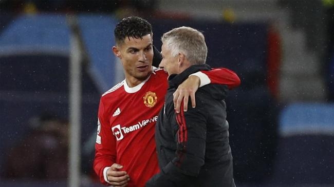 ronaldo and solskjaer 2