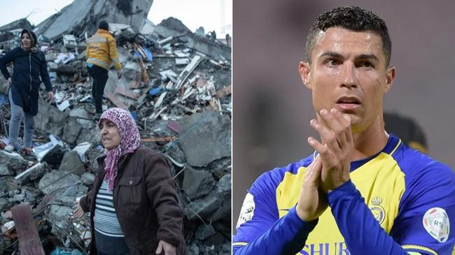 ronaldo earthquack help