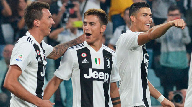 ronaldo mandzukic dybala