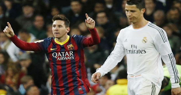 ronaldo messi el clasico