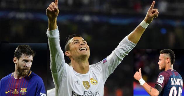 ronaldo messi neymar