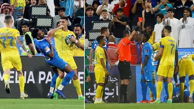 ronaldo red card al nasr