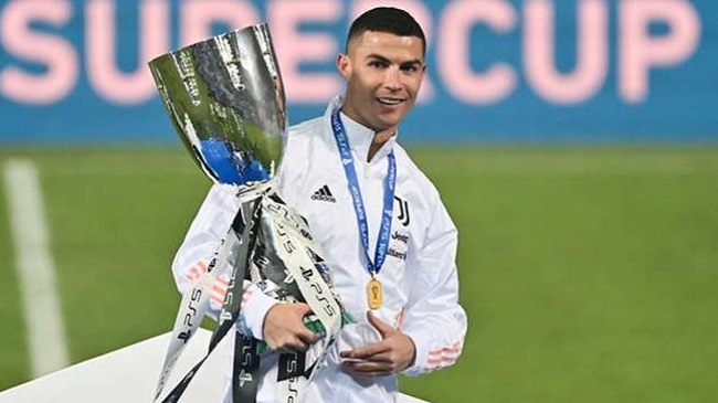 ronaldo supercoppa 2021