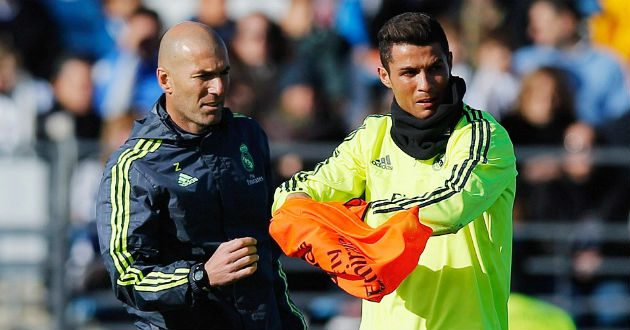 ronaldo zidan real madrid