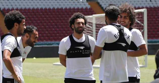 salah in practice before the world cup