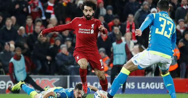 salah on fire for liverpool