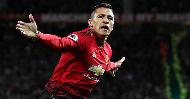 sanchez celebrates a goal