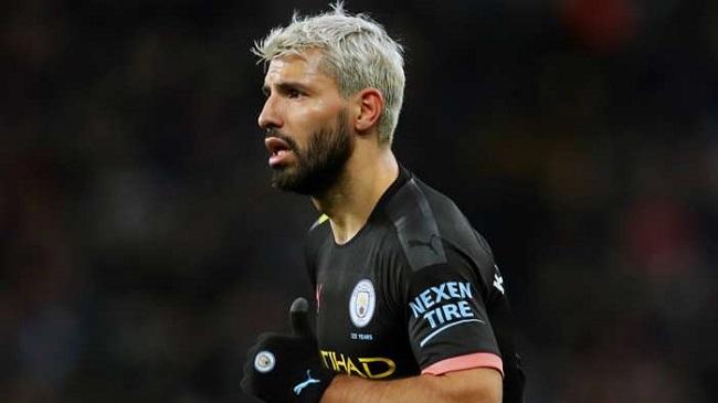 sergio aguero manchester city 2019 2020